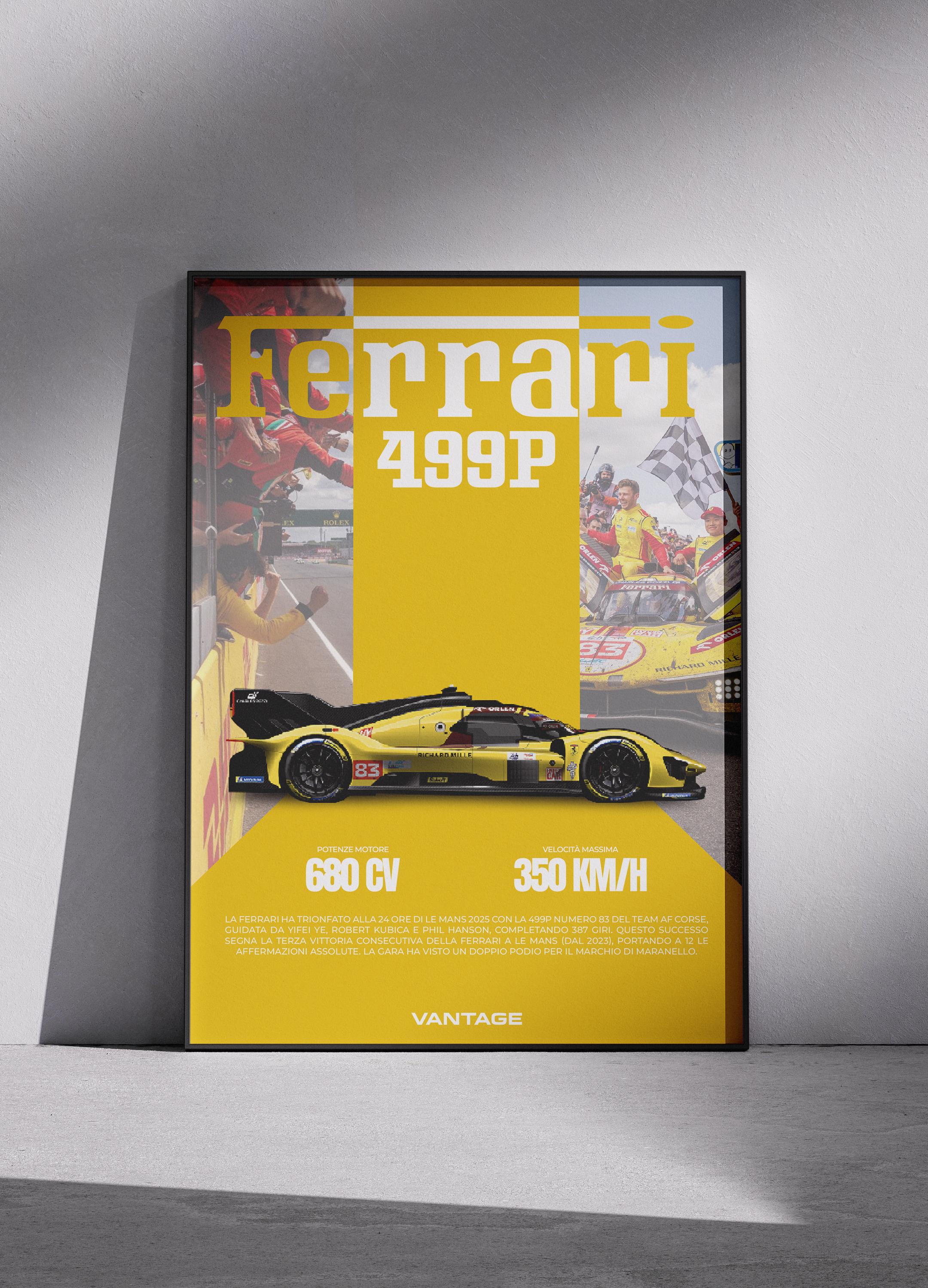 FERRARI - 499P LE MANS 2025