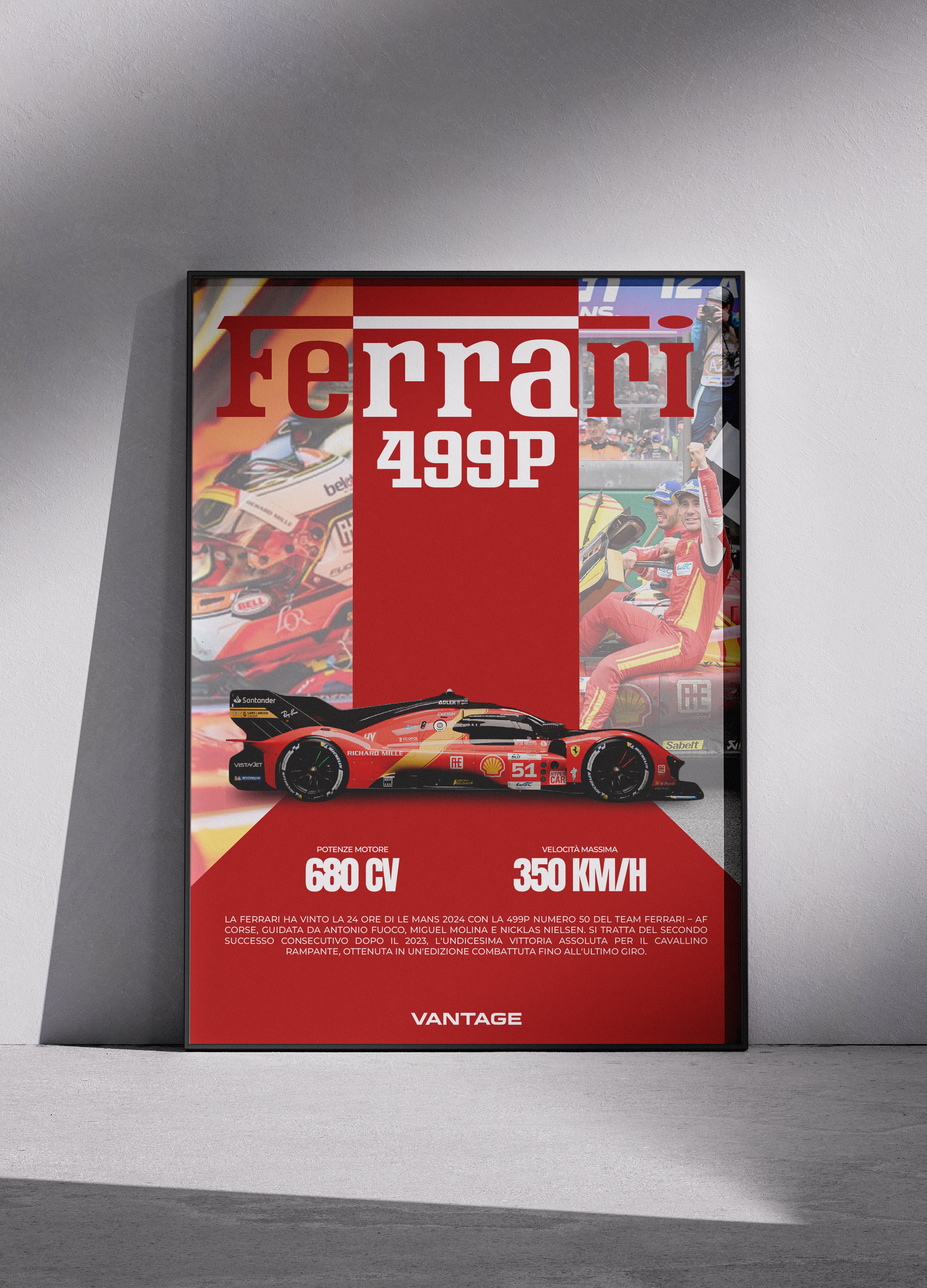 FERRARI - 499P LE MANS 2024